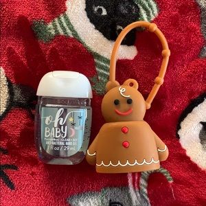 Brand new hand santizer and 2 poc holders!!